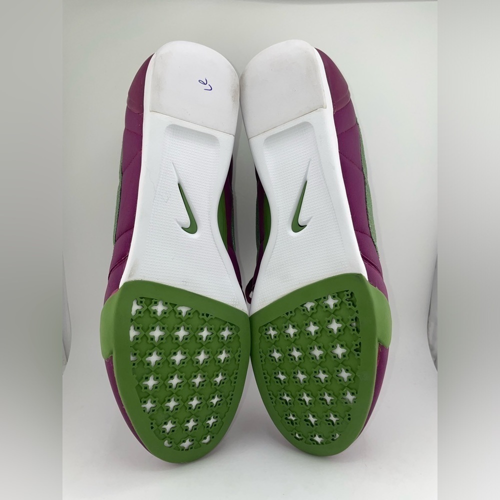 NWOT Vintage Nike Sprint Sister Running Shoes Women 11 Deep Purple Green Swoosh  - Picture 5 of 11
